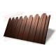 Профнастил фигурный С10 - 0,45 Окрас - Б, Print Elite Choco Wood.
