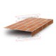Планка карнизного свеса 200х30х2000 ECOSTEEL-Кирпич-0.5