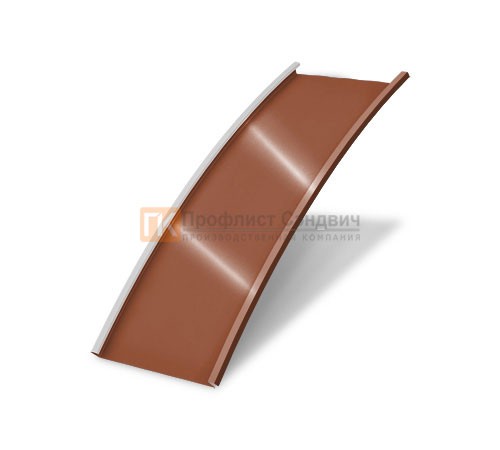 Продольно гнутый фальц гладкий 0,5 RAL 8004 Satin