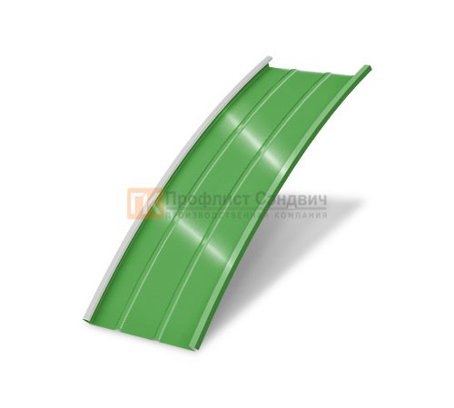 Продольно гнутый фальц профилированный 0,45 RAL 6018 Полиэстер