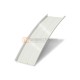 Продольно гнутый фальц профилированный 0,5 RAL 9003 Velur20