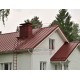 Кликфальц 0,5 Satin RAL3009 оксидно-красный с пленкой на замках