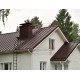 Кликфальц 0,5 PurLite Мatt RAL8017 шоколад с пленкой на замках