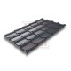 Металлочерепица Камея RAL7024 Rooftop Matte-0.5