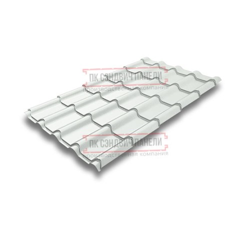 Металлочерепица Камея RAL9003 Satin-0.5