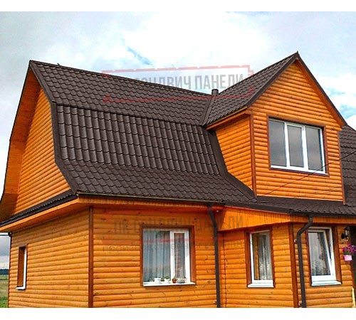 Металлочерепица классик плюс RAL8017 Quarzit lite-0.5