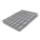 Металлочерепица классик плюс RAL7004 Satin-0.5