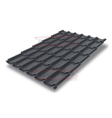 Металлочерепица классик плюс RAL7024 Quarzit-0.5