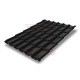 Металлочерепица Классик RAL9005 Rooftop Matte-0,5