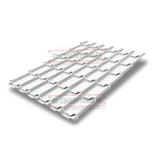 Металлочерепица классик плюс RAL9003 Satin-0.5