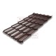 Металлочерепица Квинта плюс RAL8017 Satin Мatt-0.5
