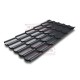 Металлочерепица Квинта плюс 3D RR23 GreenCoat Pural-0,5