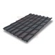 Металлочерепица Модерн RAL7024 Drap-0,45
