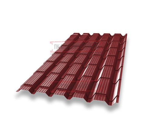 Металлочерепица Монкатта RAL3011 Satin-0,5