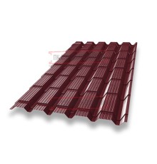Металлочерепица Монкатта RAL3005 Drap-0,45