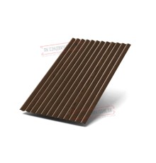 Профилированный лист МП18х1100 ECOSTEEL-МореныйДуб-0.5