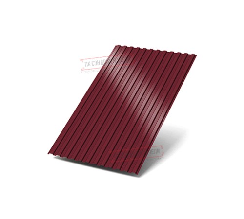 Профилированный лист МП10х1100 Norman RAL3005-0.5