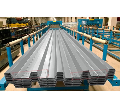 Профнастил Н60-845 Призма RAL-9006-0.5