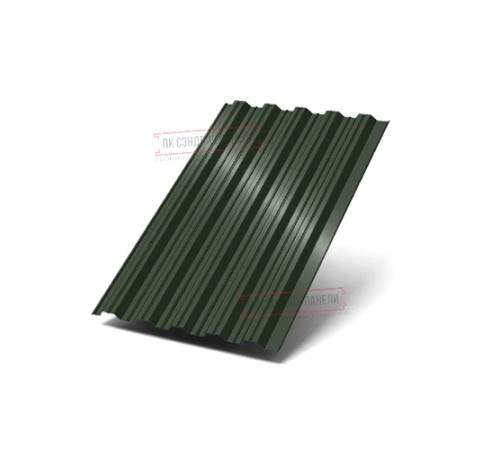 Профнастил НС35-1000 Викинг RAL-6007-0.45