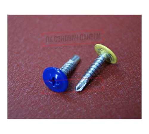 Саморезы ПШС 4,2х16 RAL 3005 (1000 шт)