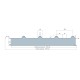 Сэндвич-панели арочные с пенополиизоциануратом, ширина 1000 мм, толщина 150 мм, 0.5/0.5, RAL5002