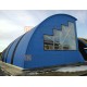 Сэндвич-панели арочные с пенополиуретаном, ширина 1200 мм, толщина 80 мм, 0.5/0.5, RAL5005