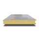 Сэндвич панели гладкие с пенополиуретаном, ширина 1000 мм, толщина 100 мм, 0.5/0.5, RAL7004