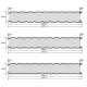 Сэндвич панели стеновые с пенополиуретаном, ширина 1200 мм, толщина 100 мм, 0.5/0.5, орех