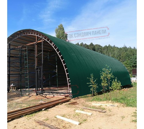 Профнастил МП10ПГ-0.7, Ширина-1100, Полиэстер RAL6005
