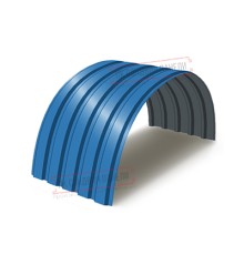 Профнастил МП35-0.5, Ширина-1035, Полиэстер RAL5015